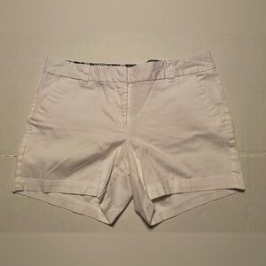 Counterparts White Cotton/Spandex Blend Womens Size 10 Shorts